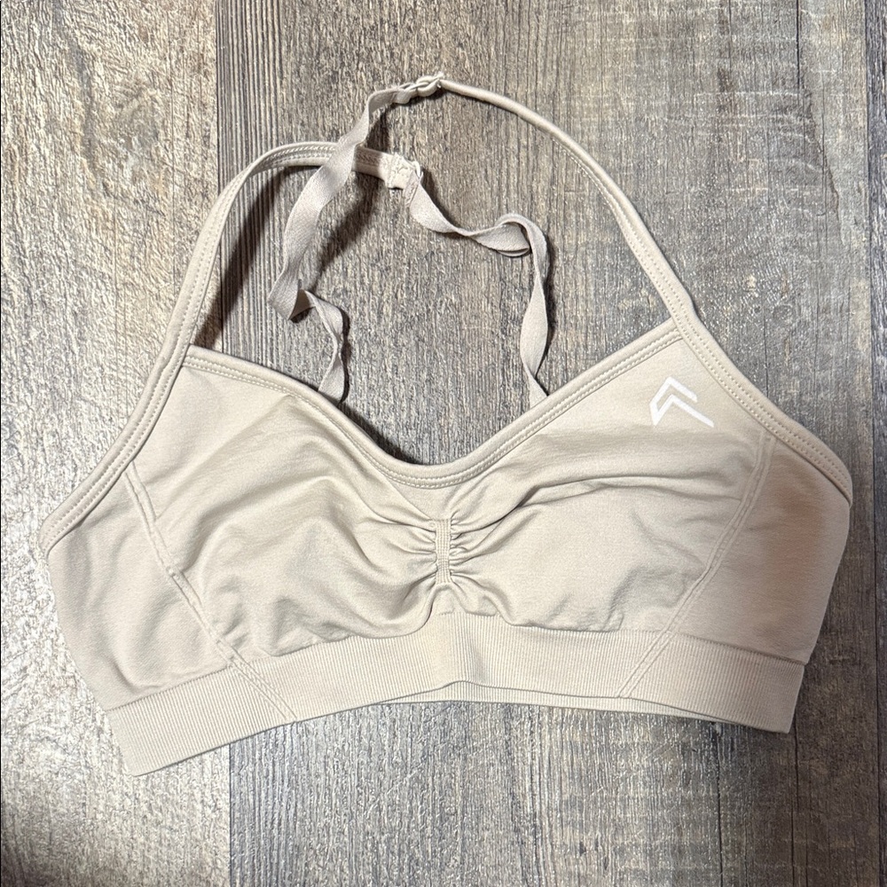 Women's Tan Sports Bra